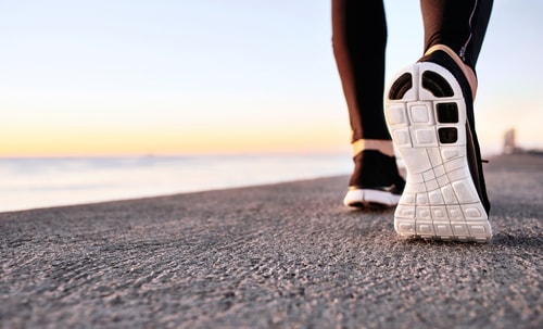 walk on the flat to get heart rate in the zone